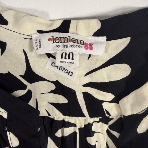 NWOT Lemlem Sea Floral Long Sleeve Shirtdress - Picture 9 of 16